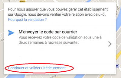 GOOGLE MY BUSINESS VALIDER ETABLISSEMENT 400X259 | Cekome Google My Business ou comment améliorer votre référencement local. Colmar 4