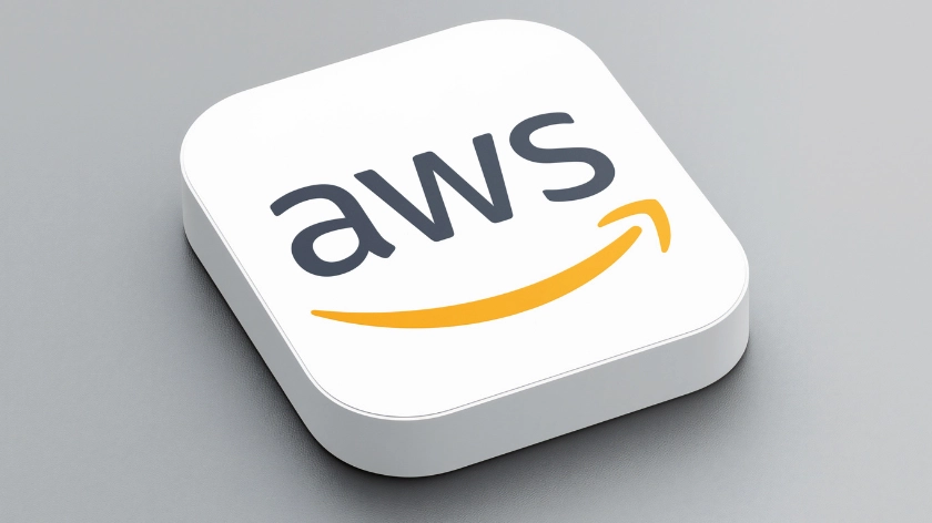 AWS | Cekome Logo AWS sur un fond gris