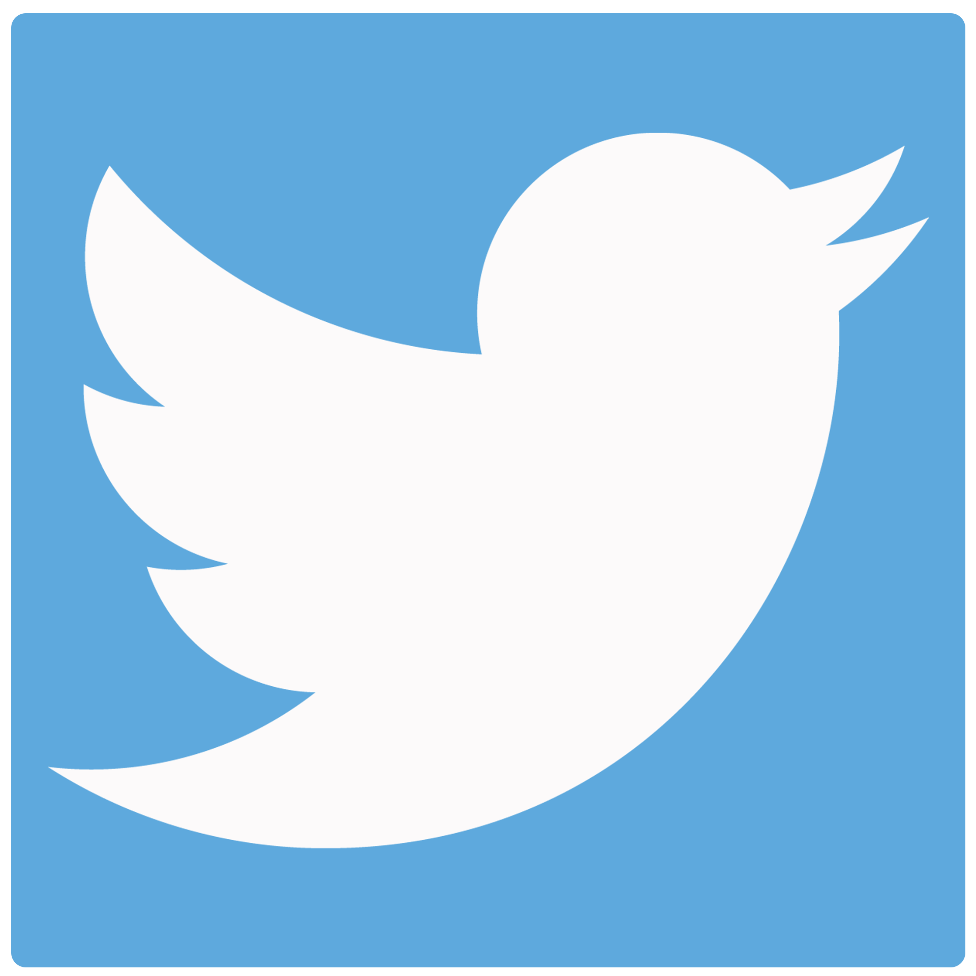 LOGO OFFICIEL DE TWITTER SUR FOND BLEU | Cekome Logo officiel de Twitter sur fond bleu