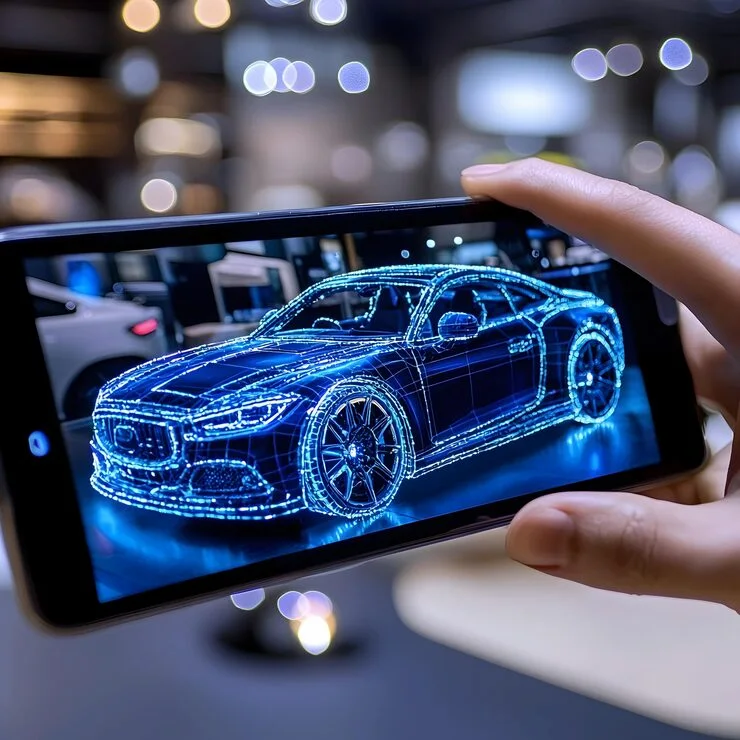 INTERACTIF EN 3D AUTOMOBILE | Cekome Visualisation 3D d’une voiture en réalité augmentée sur smartphone, modélisation numérique automobile